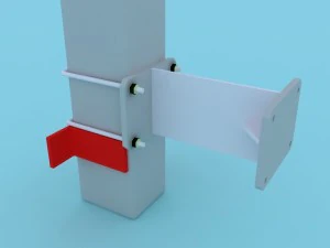 3D-LED-Unterst&uuml;tzung 3D Modell
