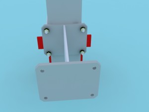 3d led support 3D Model