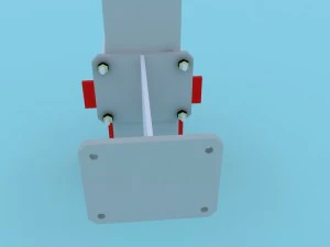 3D-LED-Unterst&uuml;tzung 3D Modell