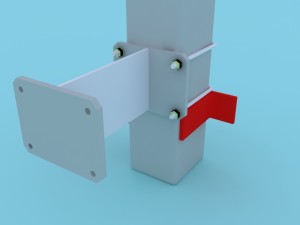 3d led support 3D Model