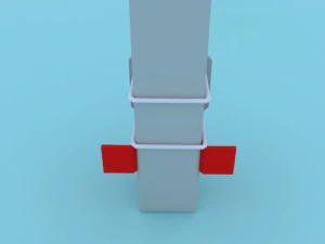 3D-LED-Unterst&uuml;tzung 3D Modell