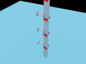 3D-LED-Unterst&uuml;tzung 3D Modell