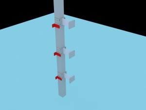 3d led support 3D Model
