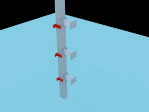 3D-LED-Unterst&uuml;tzung 3D Modell