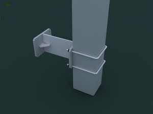 3d led support 3D Model