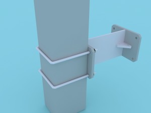 3d led support 3D Model
