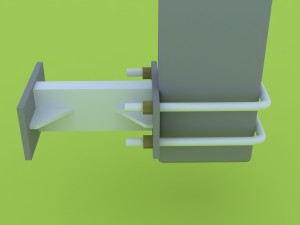 3d led support 3D Model