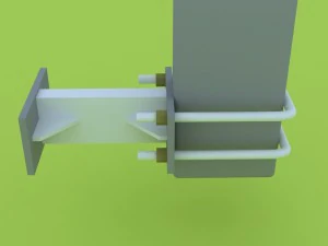 3D-LED-Unterst&uuml;tzung 3D Modell