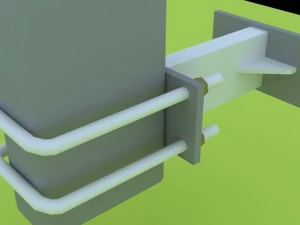 3D-LED-Unterst&uuml;tzung 3D Modell