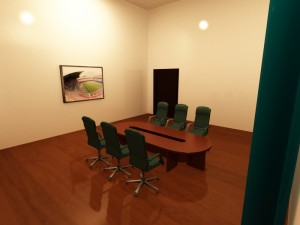 meeting room Modello 3D