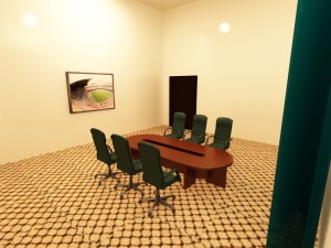 meeting room Modello 3D