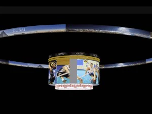 led revolving 3D Model