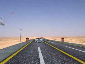 cctv and gate barrier 3D Model
