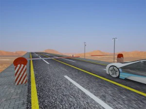 cctv and gate barrier 3D Model