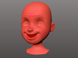 cartoon kid 3D Model