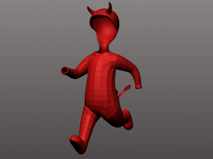 cartoon kid 3D Model