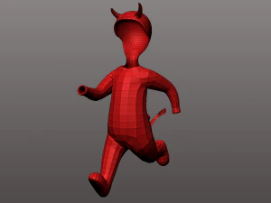 cartoon kid 3D Model