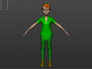 peter pan 3D 模型