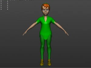 peter pan 3D Model