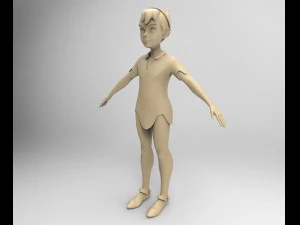 Peter Pan Modello 3D