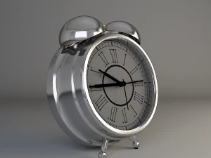 古典的な卓上時計 3Dモデル