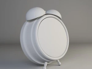 classical desk clock 3D Model