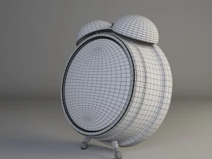 classical desk clock 3D Model
