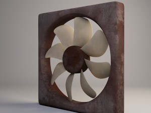 exhause fan Modello 3D