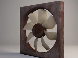 निकास पंखा 3D मॉडल