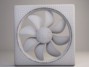 exhause fan Modelo 3D