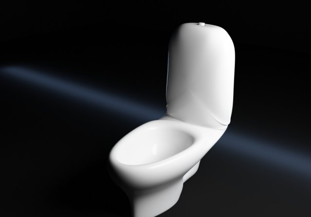 toilet vangog Modello 3D .c4d .max .obj .3ds .fbx .stl .blend