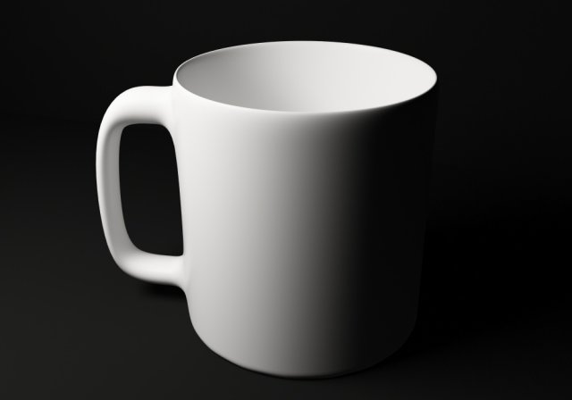 cup Model 3D .c4d .max .obj .3ds .fbx .stl .blend 