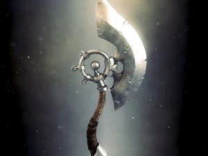 Jogo de machado de batalha pronto Modelo 3D