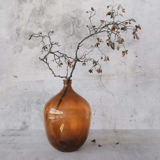 Branch in brown bottle 3Dモデル .c4d .max .obj .3ds .fbx .stl .blend