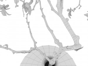 Branch in brown bottle 3Dモデル