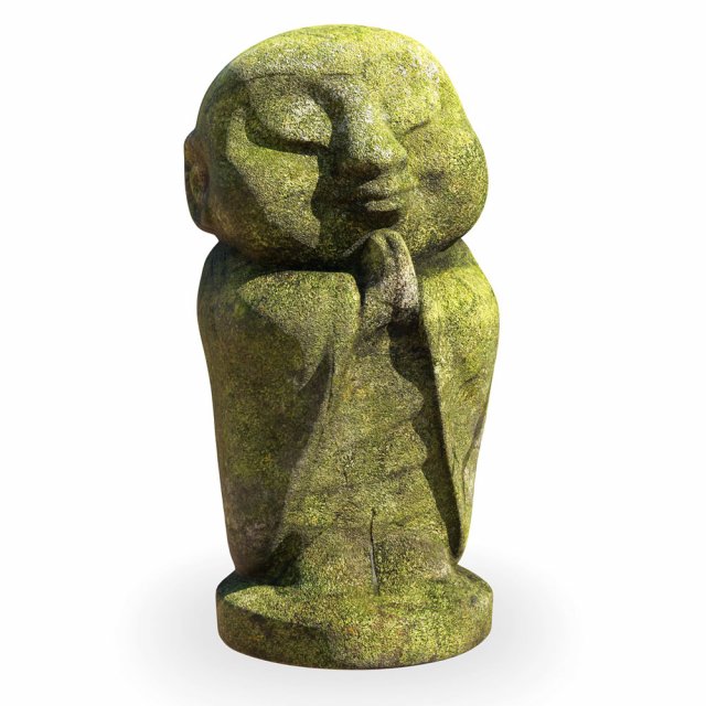 Decorative monk sculpture 3D Model .c4d .max .obj .3ds .fbx .stl .blend 