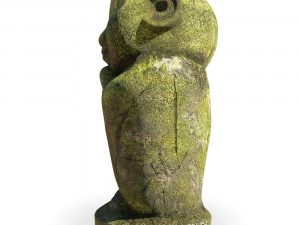 Decorative monk sculpture 3D Model