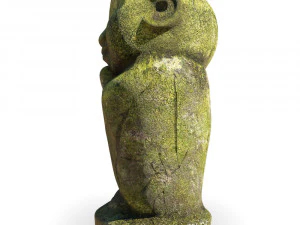 Decorative monk sculpture 3D Model