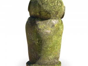 Decorative monk sculpture 3D Model