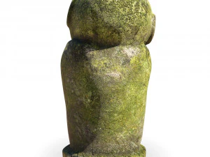 Decorative monk sculpture 3D Model