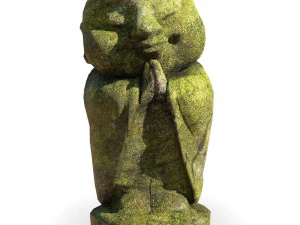 Decorative monk sculpture 3D Model