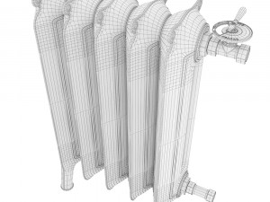 Vintage radiator 3Dモデル