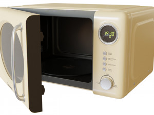Microwave vintage cuisine by cooking 3D मॉडल