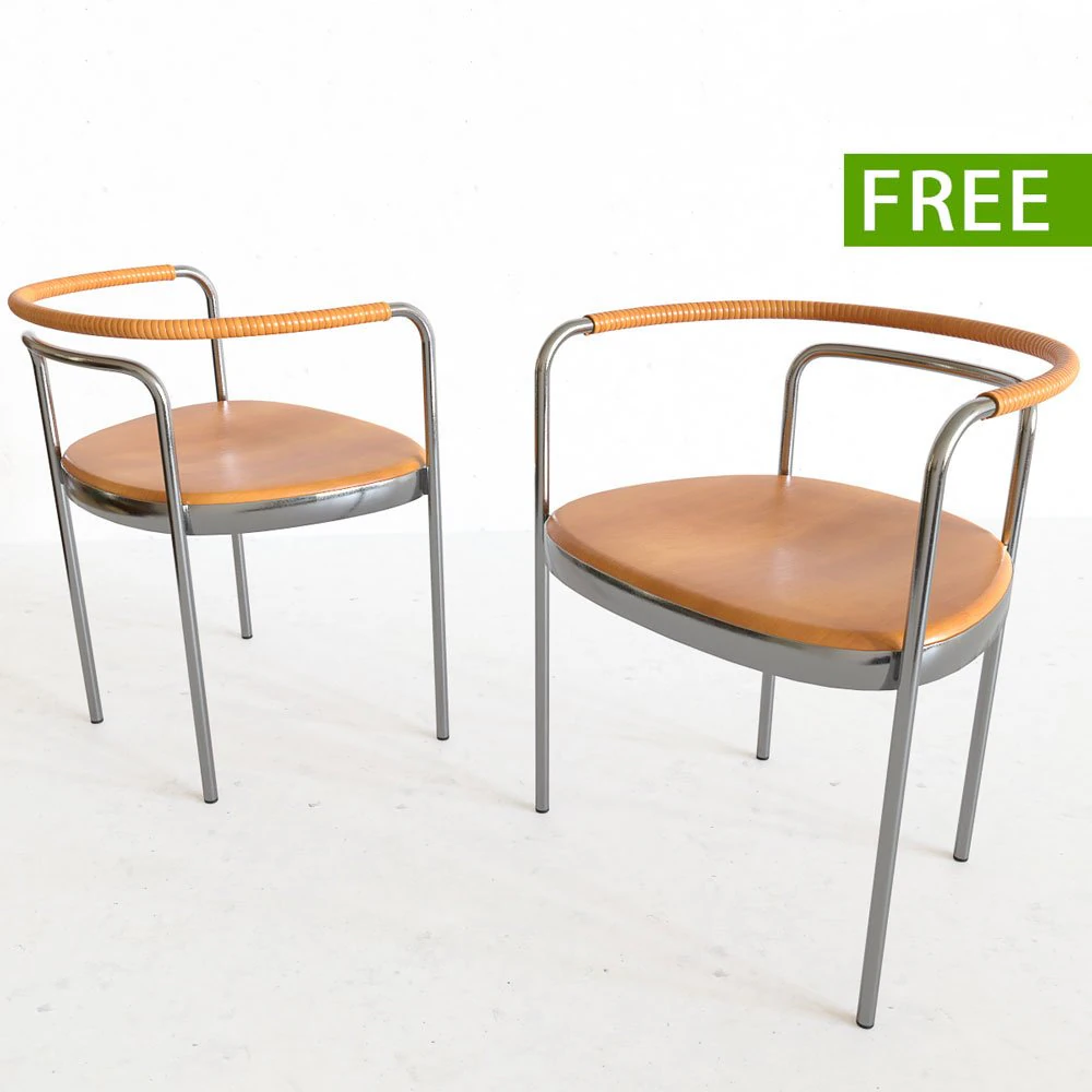 Chair made of metal and wood 3D Model .c4d .max .obj .3ds .fbx .stl .blend 