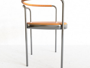 Chair made of metal and wood Model 3D