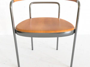 Chair made of metal and wood 3D Model