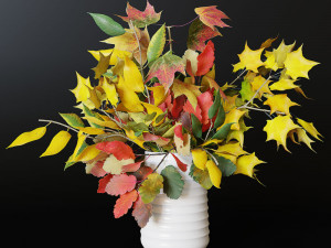 Autumn bouquet 3Dモデル