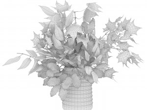 Autumn bouquet 3D Model