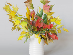 Autumn bouquet 3D Model