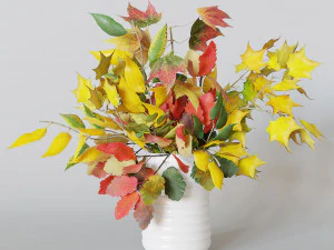 Autumn bouquet 3D Model